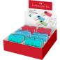 Preview: Faber-Castell Radierer Sleeve Mini transluzent im Schutzetui sortiert